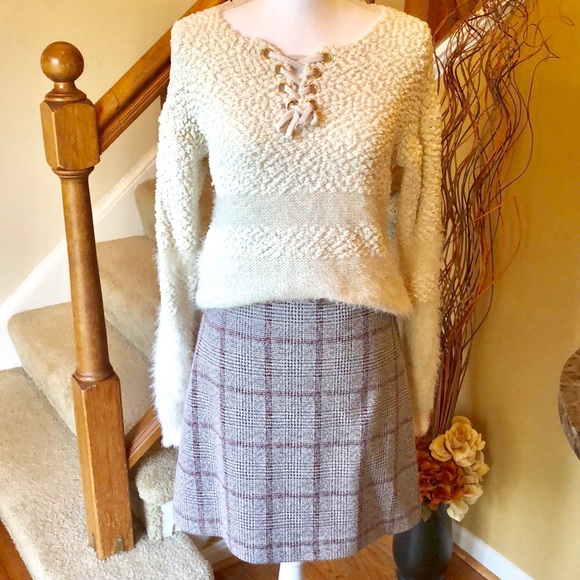 SHEIN Lace up Sweater - Picture 7 of 8